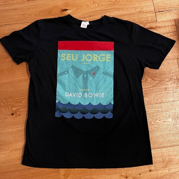 Seu Jorge – The Life Aquatic: A Tribute To David Bowie Official Concert T-shirt - Picture 1 of 5